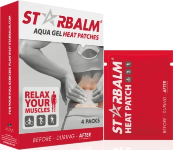 STARBALM aqua gel chauffant patchs 8x12cm contre les douleurs musculaires