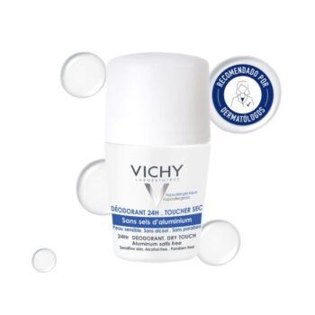 VICHY deo à bille blanc sans sels d’aluminium 50ml a-humid