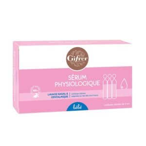 PHYSIOLOGICA sérum physiologique lavage nasal et ophtalmique bébé 12 unidoses stériles de 5ml