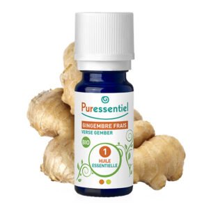 PURESSENTIELLE huile essentielle de gingembre frais bio 5ml