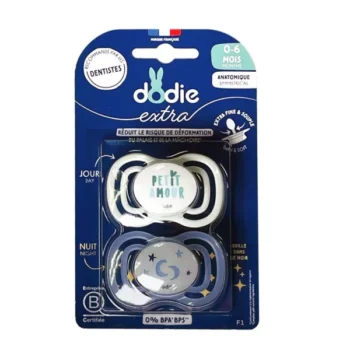 DODIE sucette anatomique +6 mois duo nuit n.36 x2