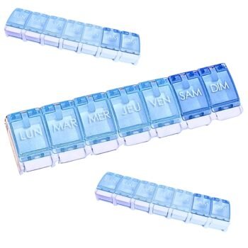 pillulier boîte pour comprimés journalier et semainier