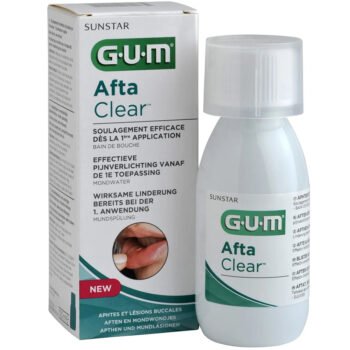 GUM afta clear bain de bouche 120ml