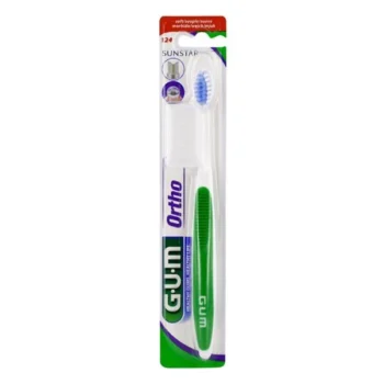 GUM brosse à dents orthodontique simple souple 124