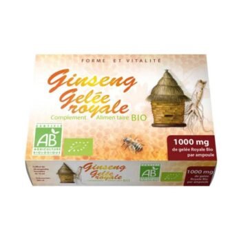GPH Ginseng + Gelée Royale Bio – 20 ampoules – 10 ml