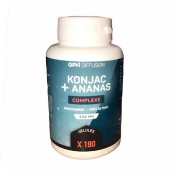 GPH Konjac + Ananas – 180 gélules – 445 mg (Athomik Minceur)