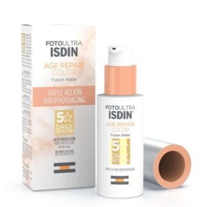 Isdin Fotoultra Active Unify fusion water Age Repair color 3 actions SPF50+ 50ml