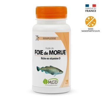 MGD Huile de Foie de Morue – Pilulier 140 capsules