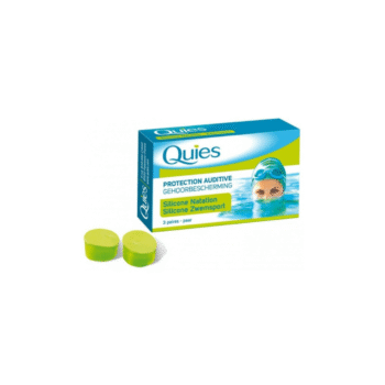 QUIES protection en silicone spécial natation adulte boîte de 6 unités