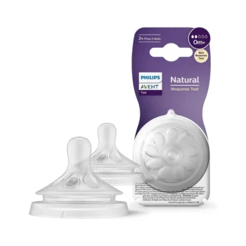 AVENT 2 tétines natural 3 mois+ variables 655/27