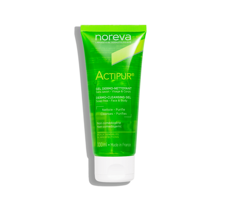 Noreva Led Actipur Gel Dermo-Nettoyant Sans Savon-Visage & Corps Tube 150ml