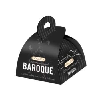 AMBRÉ ORE collier d’ambre naturel baroque soulage les douleurs dentaires