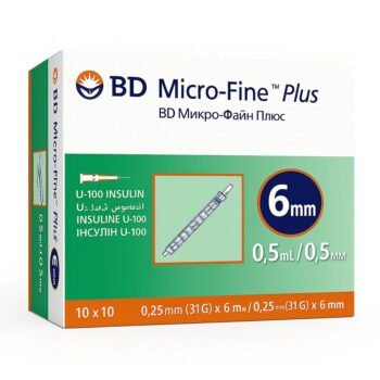 MICROFINE seringue b.d 0.5ml microfine pack de 10