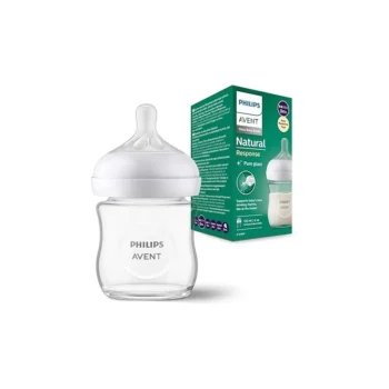 AVENT biberon natural en verre 0 mois+ 120ml (1)