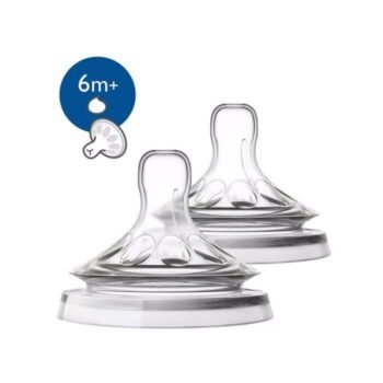 AVENT 2 tétines natural 6 mois+ variables 654/27