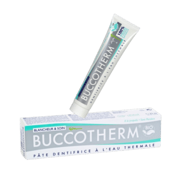 BUCCOTHERM dentifrice soin et blancheur à l’eau thermale 100% naturelle 75ml