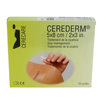 CEREDERM pansement cicatrisant silicone 5 x 8cm
