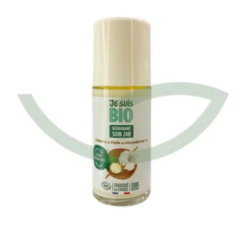 JE SUIS BIO déodorant roll-on 24h coton macadamia 50ml