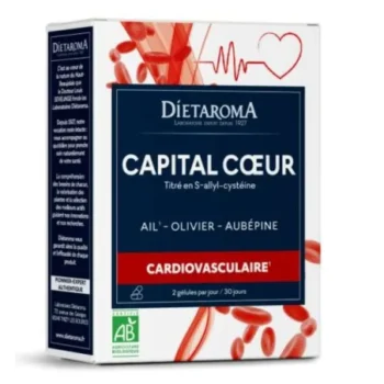 Dietaroma Capital Cœur Ail Olivier Aubépine Bio – 60 gélules