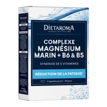Dietaroma Complexe Magnésium Marin + Vit. B6, B5 – 60 capsules