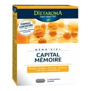 Dietaroma Capital Mémoire MémoViv + Mémoire – 30 comprimés