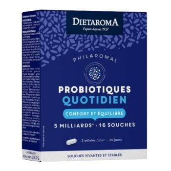 Dietaroma Probiotiques Quotidien Confort Équilibre – 30 gélules