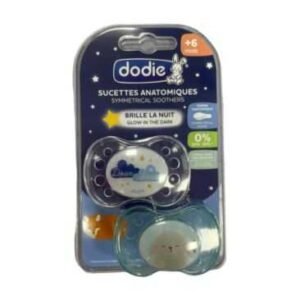 DODIE sucette anatomique 0-6 mois duo nuit n.36 x2