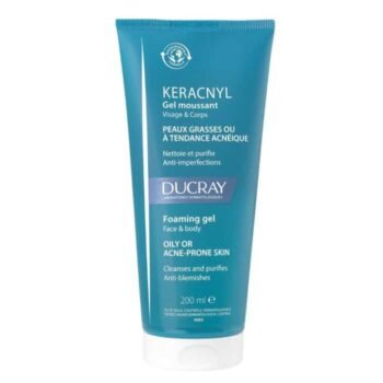 Ducray Keracnyl Gel Moussant Visage Et Corps Nettoie Et Purifie 200ml-
