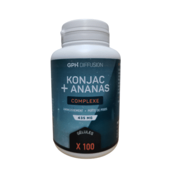 GPH Konjac + Ananas – 100 gélules – 445 mg (Athomik Minceur)