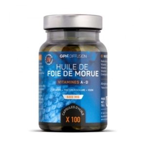 GPH Foie de Morue-100 capsules- 500mg