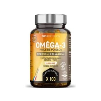 GPH Oméga-3 – 100 capsules – 505 mg