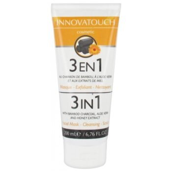 Innovatouch 3 En 1 Charbon- Nettoyant-Masque-Exfoliant