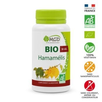 MGD Hamamélis Bio – Pilulier 90 gélules