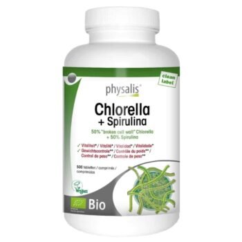 Physalis Chlorella + Spiruline Bio – 200 comprimés