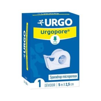 URGO sparadrap urgo pore non tissé souple micro-aéré 5m/2.5cm