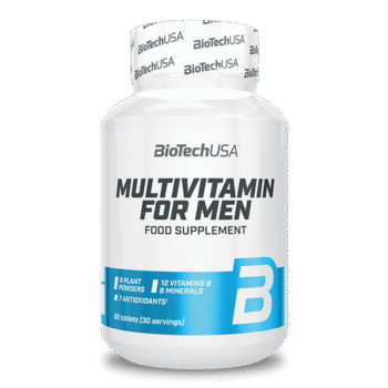 BioTech Multivitamin for Men – 60 Tablettes – 30 Servings