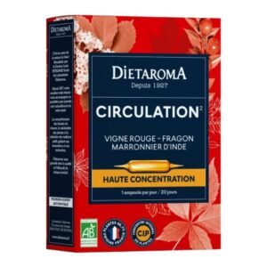 DIETAROMA CIRCULATION- 20 AMPOULES