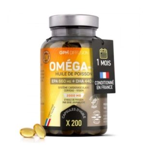 GPH DIFFUSION OMEGA-3 2000 MG- 200 CAPSULES