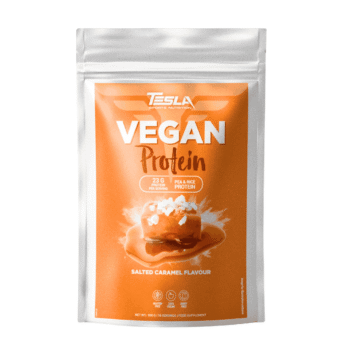 TESLA Vegan Protein-500g - Caramel-Cappucino