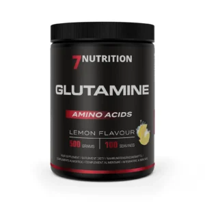 7NUTRITION GLUTAMINE AMINO ACIDS 500g- 100 SERVINGS LEMON