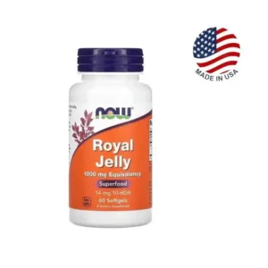 NOW FOOD Gelée Royale Bio 1000 mg 60 softgels Provenance USA
