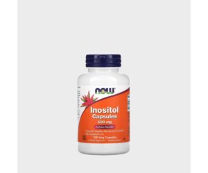 NOW FOOD Inositol 500mg 100 Veg Capsules (100 Servings) Myo-Inositol