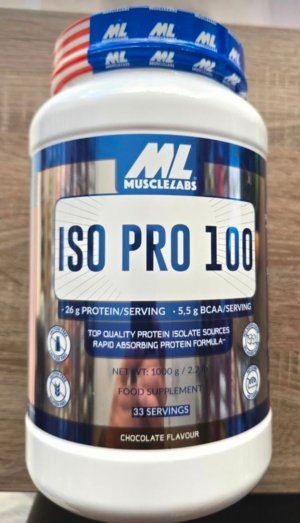 ML MUSCLELABS ISO PRO 100 – 1000 g (33 doses)