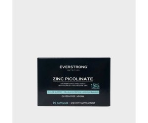 EVERSTRONG  NUTRITION ZINC PICOLINATE 15mg - 90 Capsules (90 Servings)
