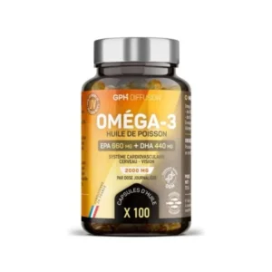 GPH DIFFUSION OMEGA-3 2000 MG -100 CAPSULES